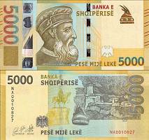 *5000 Leke Albánsko 2017, P80 UNC - Kliknutím na obrázok zatvorte -